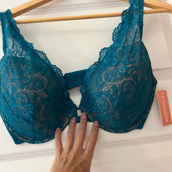 ThirdLove Other - ThirdLove Deep Teal Lace Bra